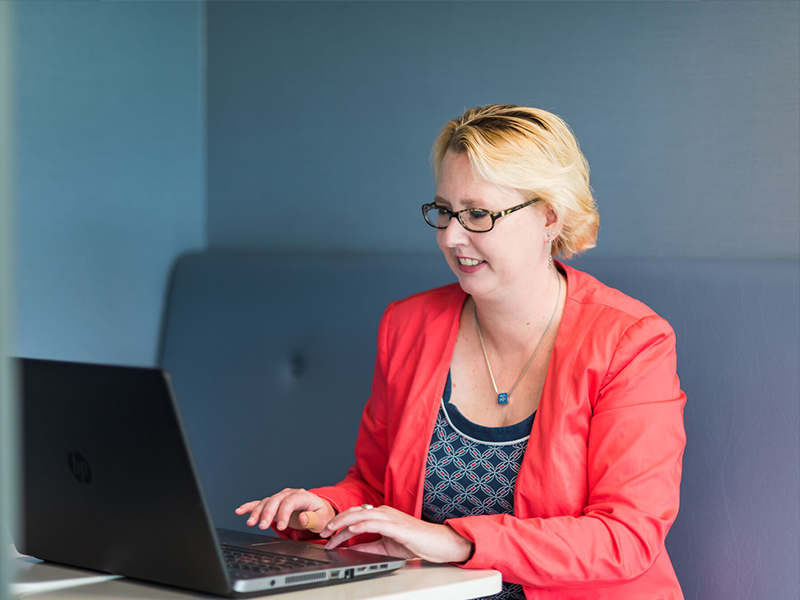 Lissa van Focus op Winst werkt aan financiële plannen